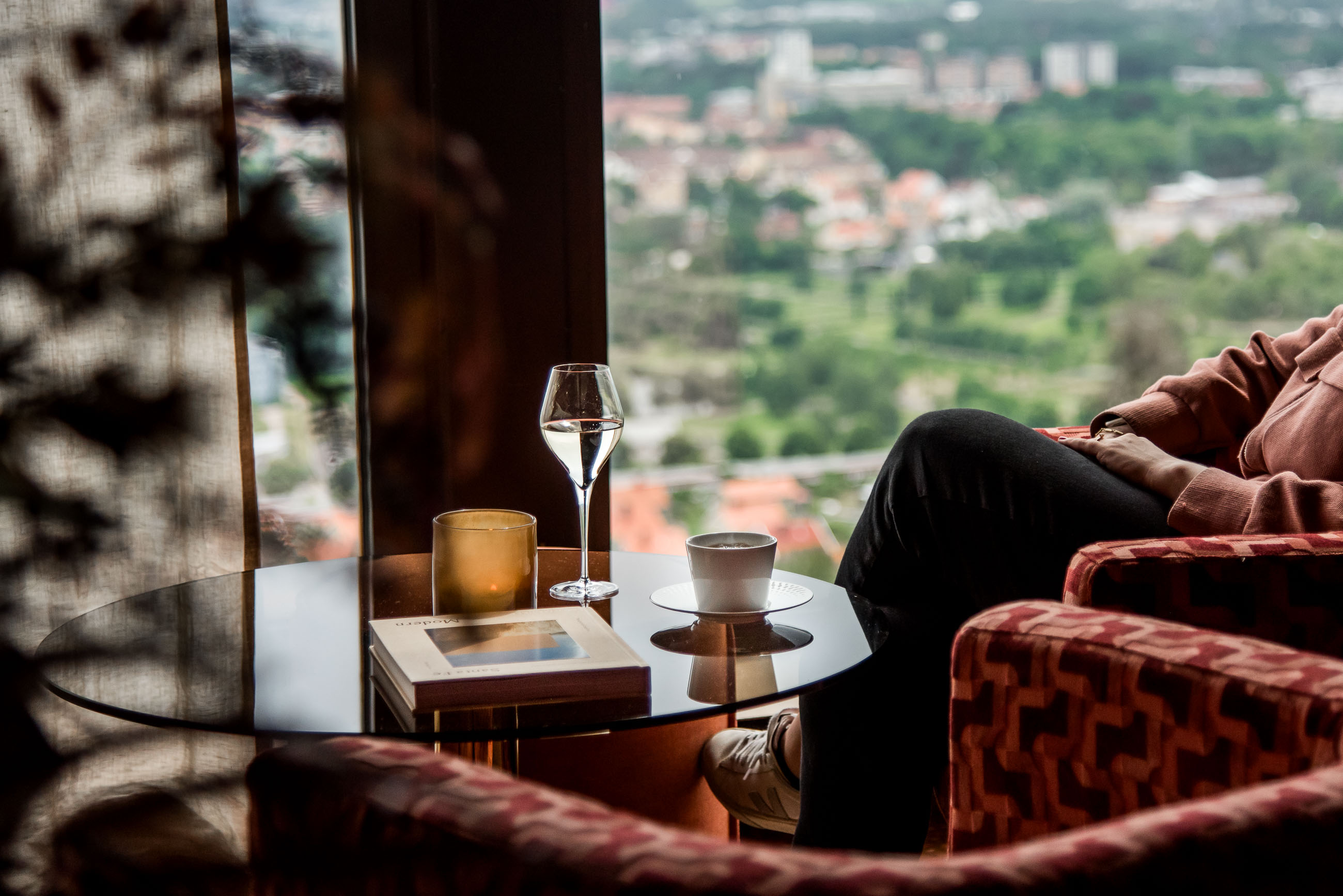 Bord med utsikt på Bar Arne